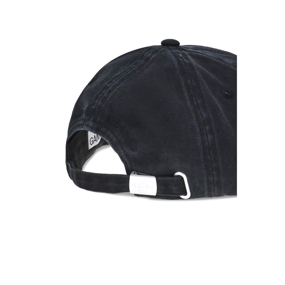 Black Cotton Cap (Baseball Hat)