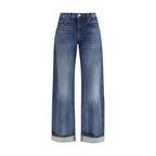 Blue Cotton Jeans Denim