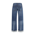 Blue Cotton Jeans Denim