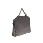 Gray Polyester Shoulder Bag