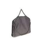 Gray Polyester Shoulder Bag