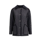 Black Polyamide Full-Length Jacket
