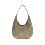 Beige Calf Leather Bos Taurus Shoulder Bag