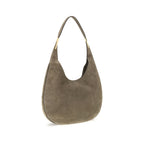 Beige Calf Leather Bos Taurus Shoulder Bag