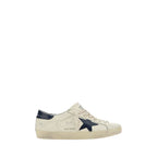 White Goatskin Low Top Sneakers