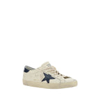 White Goatskin Low Top Sneakers
