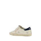 White Goatskin Low Top Sneakers