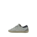 White Goatskin Low Top Sneakers