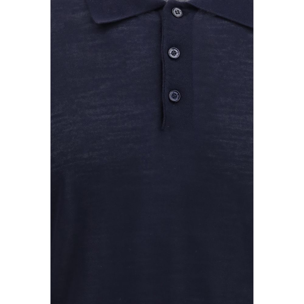 Blue Merino Wool Shirt