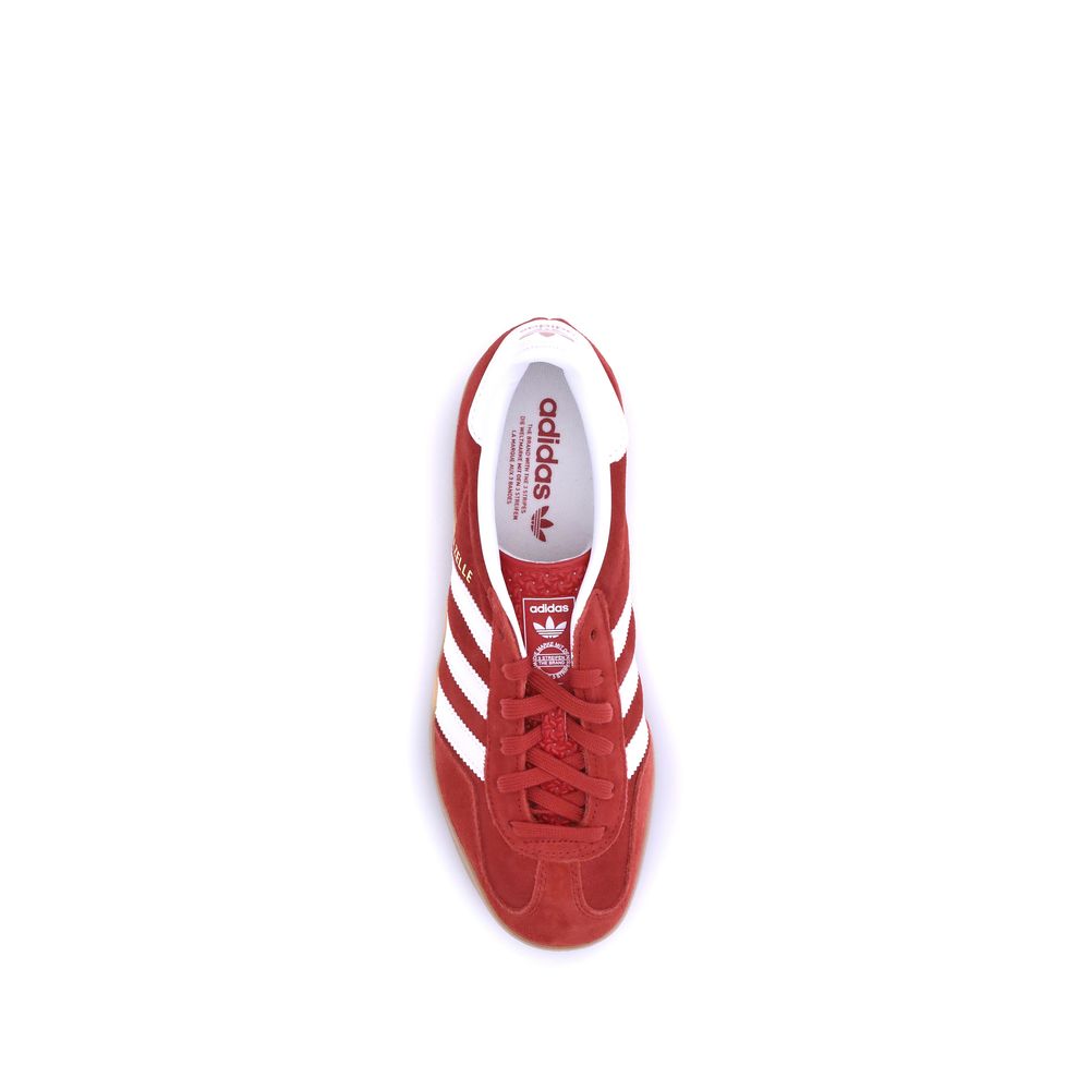 Red Calf Leather Bos Taurus Low Top Sneakers