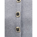 Gray Wool Cardigan