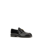 Black Calf Leather Bos Taurus Slip-On Loafers
