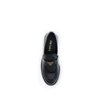 Black Calf Leather Bos Taurus Slip-On Loafers