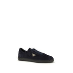 Blue Calf Leather Bos Taurus Low Top Sneakers