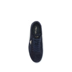Blue Calf Leather Bos Taurus Low Top Sneakers