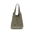 Green Buffalo Leather Shoulder Bag