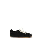 Black Calf Leather Bos Taurus Low Top Sneakers