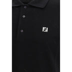 Black Cotton Polo Shirt