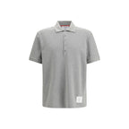 Gray Cotton Polo Shirt