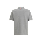 Gray Cotton Polo Shirt