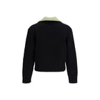 Black Wool Cardigan