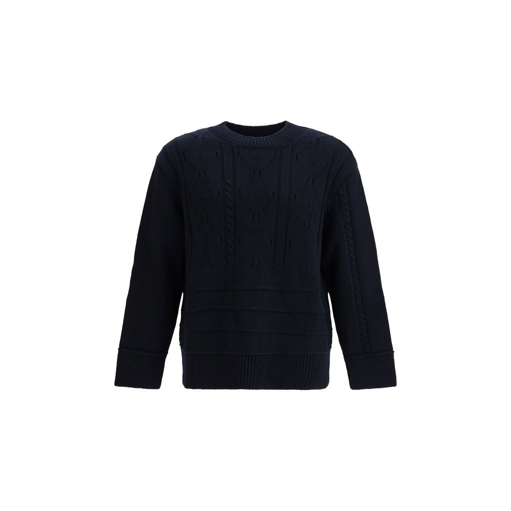 Blue Wool Sweatshirt