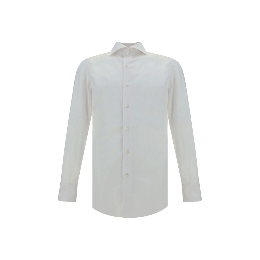 White Cotton Dress Shirt