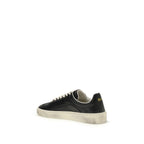 Black Calf Leather Bos Taurus Sneakers