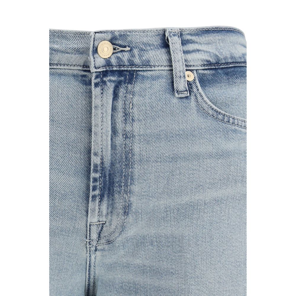 Blue Cotton Relaxed Fit Jeans
