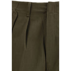 Bicolor Cashmere Cargo Pants